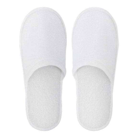 Hearthoom Spa Guest Slippers Travel Footwear Disposable Non Slip Design for Home Hotel Use White Pack Comfortable Wear