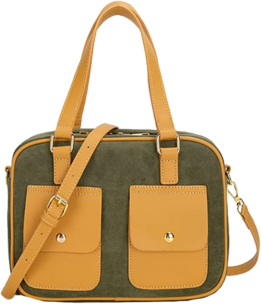 QWZNDZGR Shoulder Bag for Women Large Briefcase Crossbody Satchel