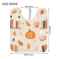 thumbnail image 5 of Yayeee Bath Rug for Bathroom Floor Non Slip Rectangle Fluffy Soft Absorbent Mat, 16"x24", Beige Fall Acorns Pattern, 5 of 7