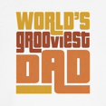 thumbnail image 3 of CafePress - World's Grooviest Dad Fitted T Shirt - Fitted T-Shirt, Vintage Fit Soft Cotton Tee, 3 of 4