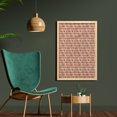 thumbnail image 2 of Geometric Wall Art with Frame, Teardrop Shapes Pattern with Colorful Motifs Arrangement in Retro Modern Style, Printed Fabric Poster for Bathroom Living Room, 23" x 35", Multicolor, by Ambesonne, 2 of 2