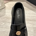 thumbnail image 4 of Mepaouo Platform Loafers for Women Slip on Penny Loafers Casual Business Work Shoes(Black,6.5), 4 of 9
