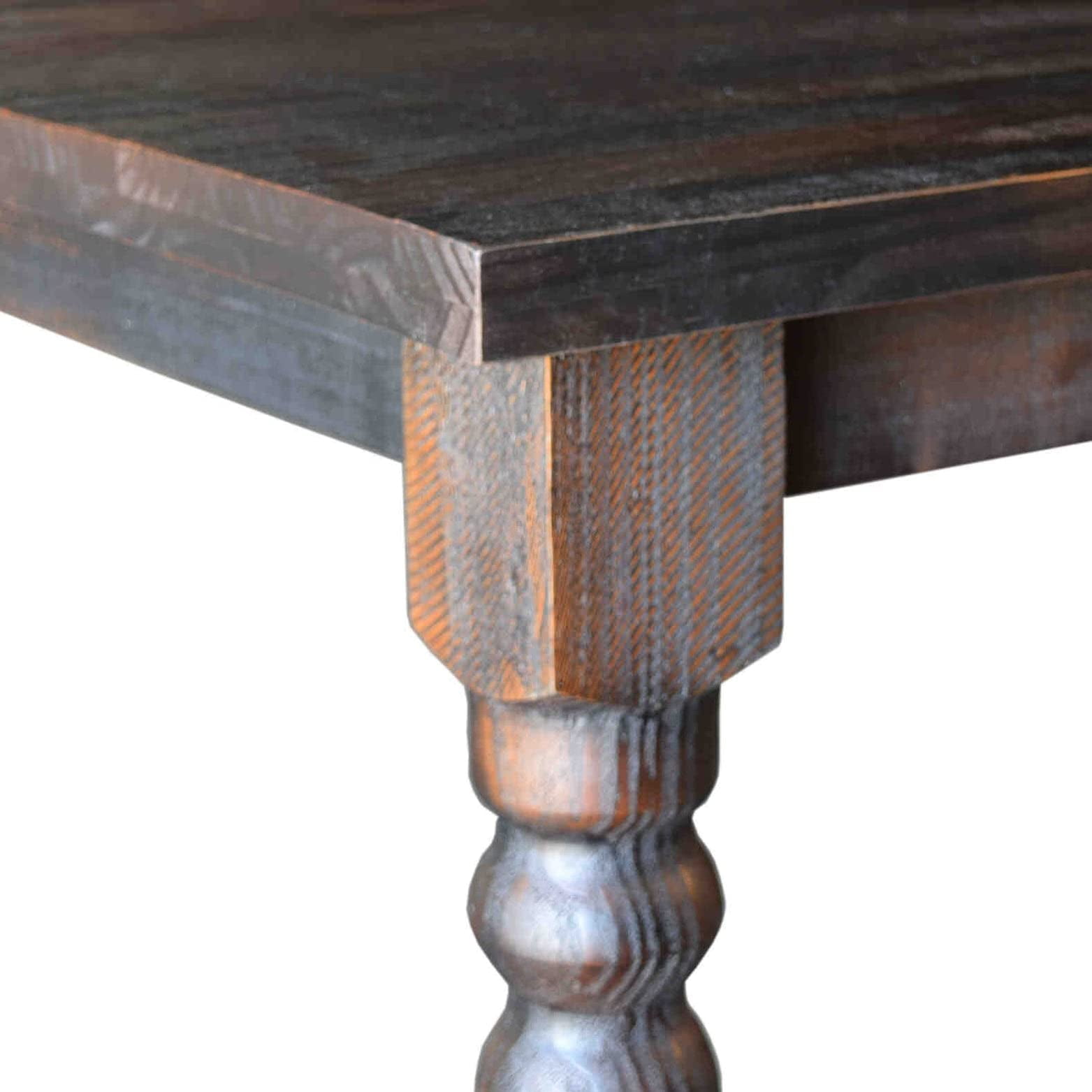 Grain Wood Furniture Valerie Original Solid Wood 63" Dining Table, Barnwood
