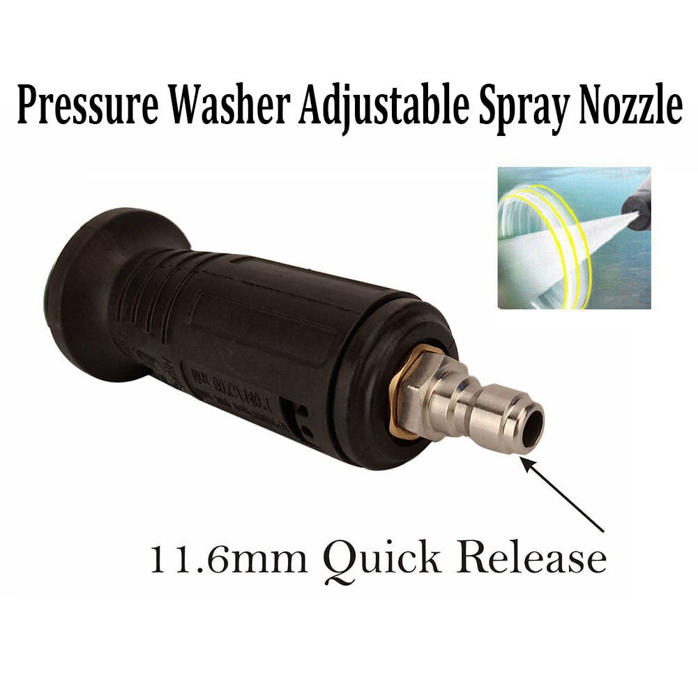 Snow Foam Lance Spray Nozzle Bottle Pressure Jet Washer 11.6mm 1/4 Quick Release 