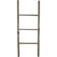 thumbnail image 3 of Ekena Millwork 19"W x 48"H x 3 1/2"D Vintage Farmhouse 3 Rung Ladder, Barnwood Decor Collection, Reclaimed Grey, 3 of 13