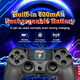 thumbnail image 4 of Salange Control Inalámbrico para P4, Control Remoto Bluetooth P4, Gamepad Recargable Compatible con P4/PC/Steam, con Doble Sensor de Movimiento de Choque/audio/seis Ejes, 4 of 6