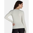 thumbnail image 3 of Avia Women's SoftSculpt Crewneck Tee with Long Sleeves, Sizes XS-XXXL, 3 of 5