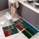 thumbnail image 5 of Felpudo de cocina de estilo bohemio americano, felpudo de entrada para sala de estar, alfombra para el hogar, dormitorio, piso, pasillo, balcón, alfombra antideslizante, 5 of 5