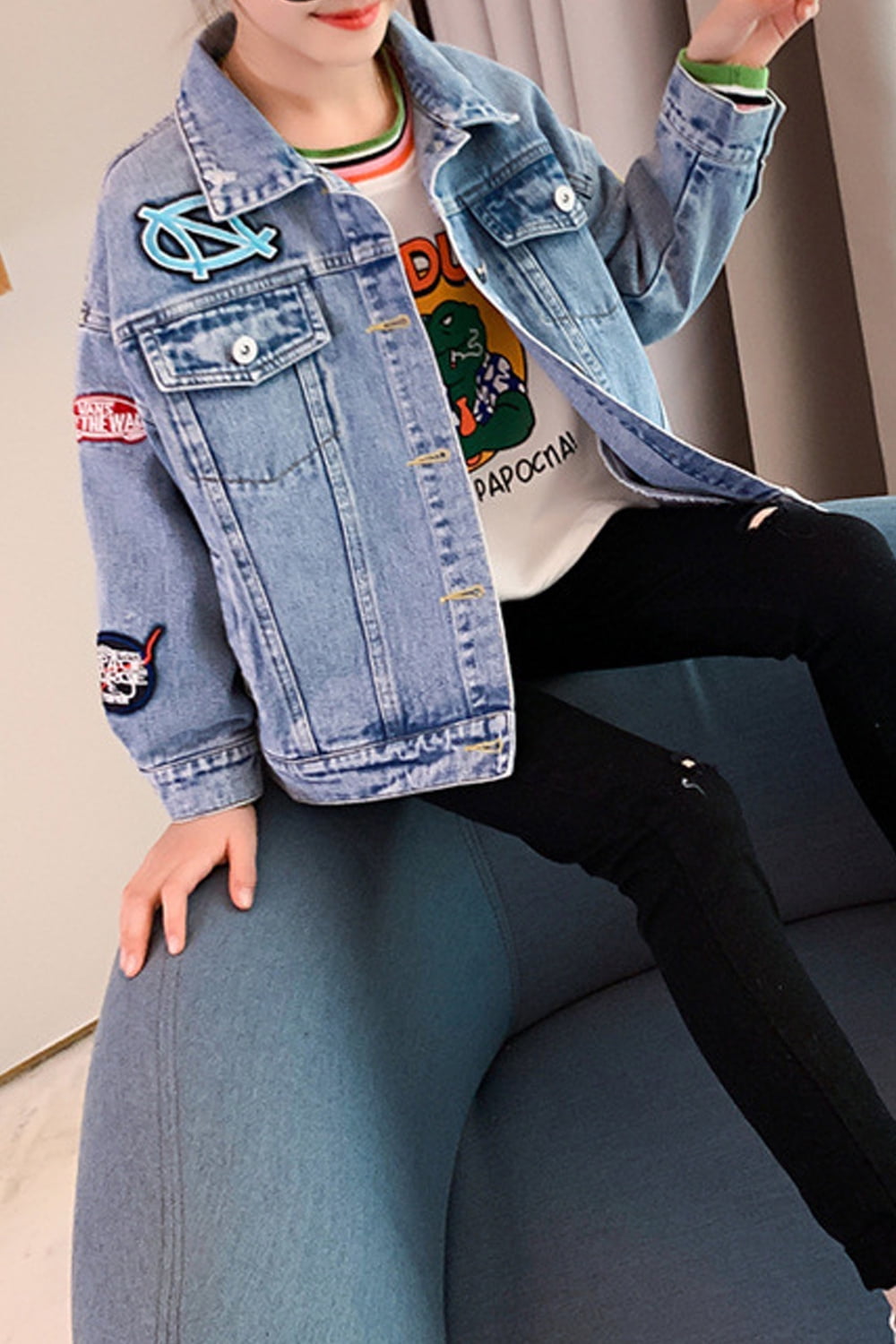 autumn denim jacket