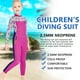 thumbnail image 4 of Eigraketly Trajes de neopreno para niños traje de buceo ultrafino engrosamiento mantener el calentamiento 2,5 MM traje de baño para jóvenes Deportes acuáticos Rosado S, 4 of 6