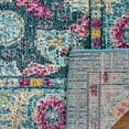 thumbnail image 6 of Safavieh Madison Eustacia Oriental Area Rug, Light Blue/Fuchsia, 5'3" x 7'6", 6 of 11