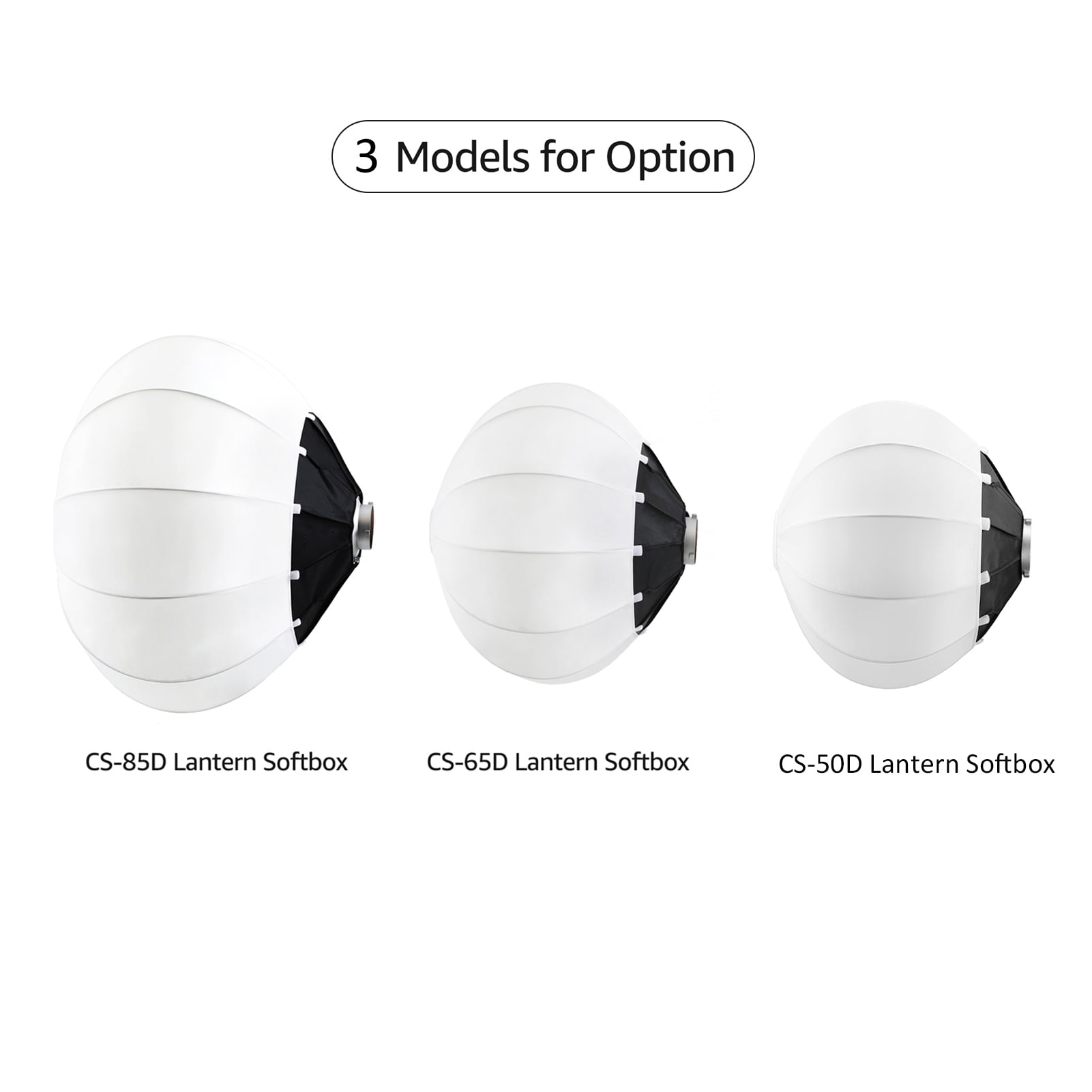 Godox CS-50D 50cm20in Diameter Collapsible Lantern Softbox Photography Soft  Box with Bowens Mount Quick Installation for Video Recording Live Streaming  Film Making Product Photography 