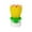 Red, variant on Clearance! Feinib Candles Music Candle Double Flower Blossoms Birthday Cake Flat Rotating Electronic Birthday Candle on Sale 1 Musical Candle