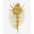 thumbnail image 2 of Miller, Melonie 20x23 White Modern Wood Framed Museum Art Print Titled - Sea Life - Gold on White VI, 2 of 4
