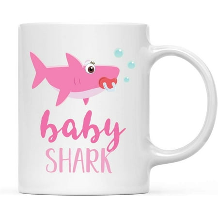 

CTDream Baby Shark Family 11oz. Coffee Mug Gift Baby Shark Girl 1-Pack Shark Do Do Do Gift Idea Birthday Christmas Gifts for Baby