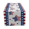 thumbnail image 7 of TERGAYEE Stripes Stars Patriotic Table Runner,13 X 72 Inch Independence Day Holiday Kitchen Dining Table Decor for Indoor Outdoor Home Party Decoration, 7 of 7