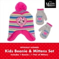 thumbnail image 2 of Conjunto de Gorro y Manoplas de Invierno Disney Minnie Mouse para Niñas Pequeñas, 2 of 6