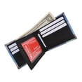 thumbnail image 3 of Men's Genuine Leather Bifold Multi Card ID Center Flap Wallet with Graphics 1246, 3 of 14