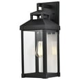 thumbnail image 7 of Nuvo Lighting Corning 1 Light Large Wall Lantern Matte Black with Clear Glass, 7 of 7