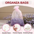 thumbnail image 3 of Uxcell Organza Bags, Sheer Moon Star Mesh Bags Drawstring Gift Bags Bulk Party Favor Bag Jewelry Pouches White-Gold 3.5" x 5", 3 of 6