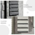 thumbnail image 1 of IDEANATEGRATE Estante Organizador De Toallas De Negro Con 5 Niveles Para Espacio Eficiente, 1 of 8
