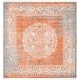 thumbnail image 2 of Unique Loom 3131289 8 x 8 ft. Olwen New Classical Square Rug, Terracotta, 2 of 10