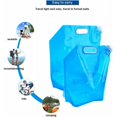 thumbnail image 2 of Contenedor de agua de plástico de grado alimenticio no tóxico, almacenamiento de emergencia para aventuras al aire libre, diseño plegable portátil, sello a prueba de fugas con asa para un fácil, 2 of 5