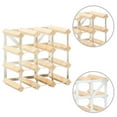 thumbnail image 2 of vidaXL Wine Rack for 12 Bottles Solid Pinewood, 2 of 3