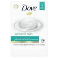 thumbnail image 5 of Dove Beauty Bar More Moisturizing Than Bar Soap for Softer Skin, Fragrance Free, Hypoallergenic Sensitive Skin With Gentle Cleanser 3.75 oz, 4 Bars(Pack of 1), 5 of 5
