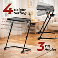 thumbnail image 3 of FurnitureR Adjustable Drafting Table, Tilting Art Desk for Drawing and Painting, Craft Table for Adults and Kids, Black, 3 of 17