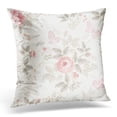 thumbnail image 1 of EREHome Pink Flower Floral Pattern with Roses in Pastel Colors Colorful Butterfly Pillow Case Pillow Cover 20x20 inch, 1 of 1