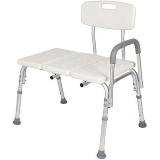 Carex Universal Tub Transfer Bench, Shower and Bath Seat, Height