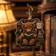 thumbnail image 3 of Reading Animal Christmas Hanging Ornament, Style E, Holiday Tree Decoration for Book Lovers, 3 of 8