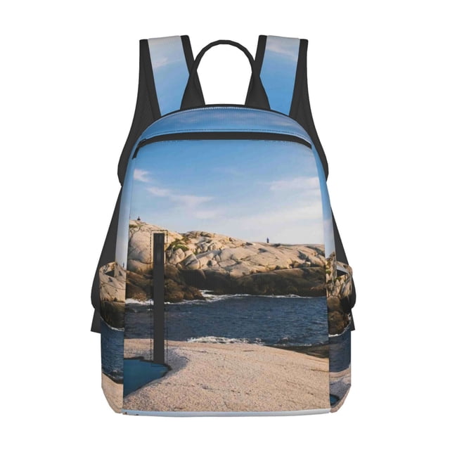 Balery Lighthouse Mochila ligera para hombre y mujer: duradera e impermeable, ideal para la escuela, el trabajo, viajes y uso diario.