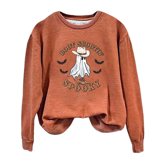VBARHMQRT Chandail à Capuchon à Fermeture à Glissière Femmes Mode Manches Longues Col Rond Grand Chandail Imprimé Mode pour Femmes Haut Imprimé