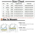 thumbnail image 3 of Summer Deal! Kctiaxy Purple Plus Size Bras for Women Wireless Cotton Tank Top with Built in Bra Front Closure Printed Full Coverage Everyday Bra, 3 of 6
