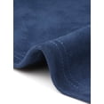 thumbnail image 6 of DARING DIVA Women's Long Faux Suede Jacket Fall Winter Trench Coat with Pockets XS Blue, 6 of 6