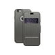 Moshi SenseCover - Housse de Protection pour Téléphone Portable - Similicuir, Polyuréthane Thermoplastique (TPU) - Acier Noir – image 4 sur 6