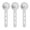 White 1 Set, variant on fuxzkrlz 3Pcs Silicone Cable Tie Adjustable Self-adhesive Earphone Phone Charger Computer Power Cord Bundling Strap Reusable Wire Management Organizer Wrap