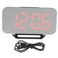 thumbnail image 4 of GOOHOCHY Led Display Digital Alarm Clock 1Set Snooze Function Square Shape Red, 4 of 8