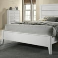 thumbnail image 4 of Furniture of America Vrone Contemporary Wood Panel California King Bed in White, 4 of 4