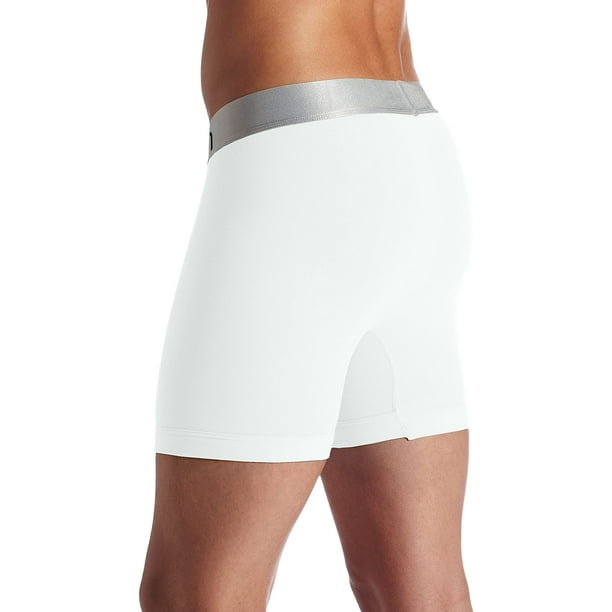 Calvin Klein Men's Microfiber Mesh Boxer Brief (Medium, White) : :  Clothing, Shoes & Accessories