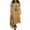 Earthy Yellow, variant on CIENVNSTG Long Dresses for Women Fashion Summer Short Sleeve Ruffled Sundress 2025 O-Neck Casual Solid Color Knee-Length Midi Dresses Earthy Yellow S