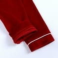 thumbnail image 4 of Generic Toddler Boys Long Sleeve New Christmas Red Solid Colour Pajamas for Children Sleepwear Tops Pants 2PCS Autumn Winter Clothes for Holiday Party Christmas （12-24 Months Red）, 4 of 9