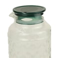 thumbnail image 2 of Set de Jarra de Vidrio con Tapa Verde y Vasos Grabados Transparentes | 1 Jarra + 4 Vasos | Apto para Refrigerador, 2 of 6