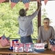 thumbnail image 1 of 12 Pc Flag Party Candy Box Recyclable Thank You Goodie Gift Treat Bags For Veterans Day Memorial Independence Retirement Party, 1 of 6