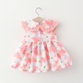 thumbnail image 3 of Robes de Princesse pour Filles Robes de Vacances Robe pour Bébé Fille Imprimée Robe Débardeur Sans Manches Col Poupée Mignonne Robe de Princesse + Sac Cadeau pour Halloween Noël, 3 of 8
