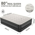 18 Inch High Air Mattress Queen with Built in Pump, Elevated Quick