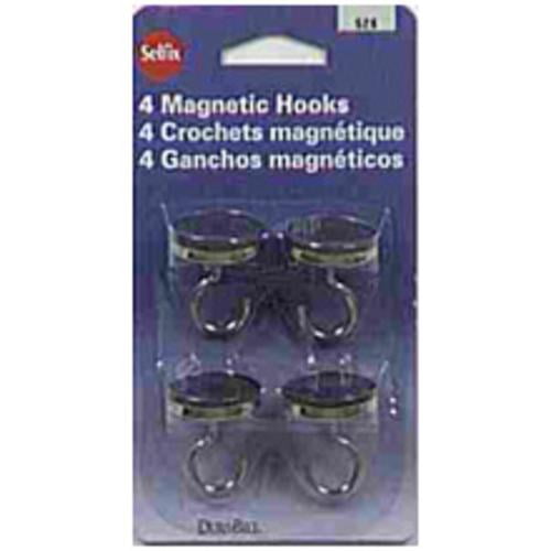 Homz chrome Chrome Medium Hooks 1 lb. 4 pk