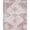 Mauve Grey, Pattern 3, variant on ODIKA Mauve Boho Vintage Distressed Border Southwestern Farmhouse Scroll for King Size Bedroom, Master Suite, Under Bed, Foldable Easy Care